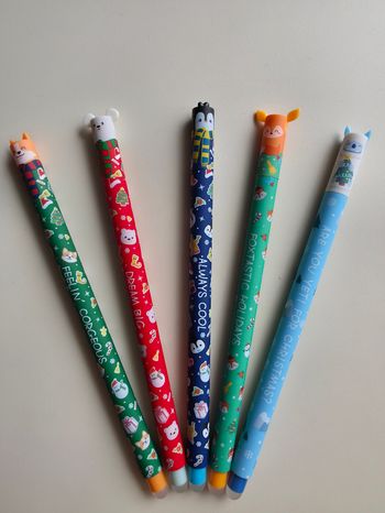 Lot de 5 Stylos Noël 🎅de la collection Edition limitée Noël