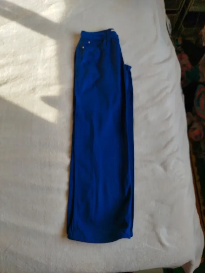 Pantalon style flare femme Pimkie Denim bleu taille 38