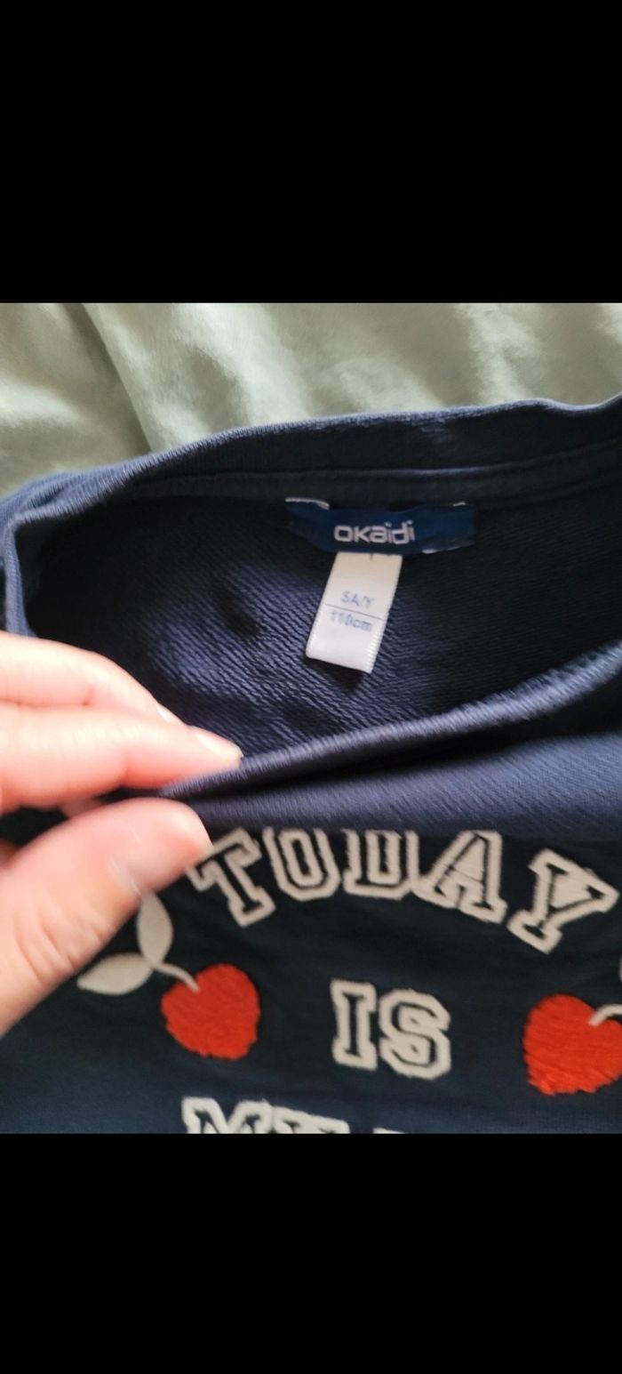 Sweat Okaidi 5ans - photo numéro 2