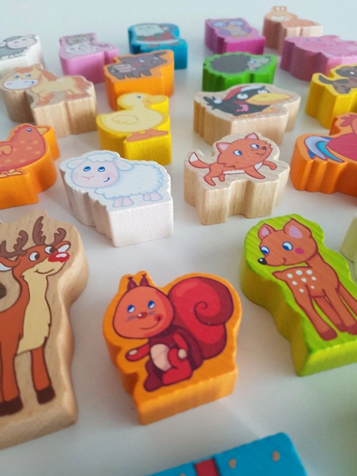 Haba figurines en bois et blocs de construction - photo numéro 4