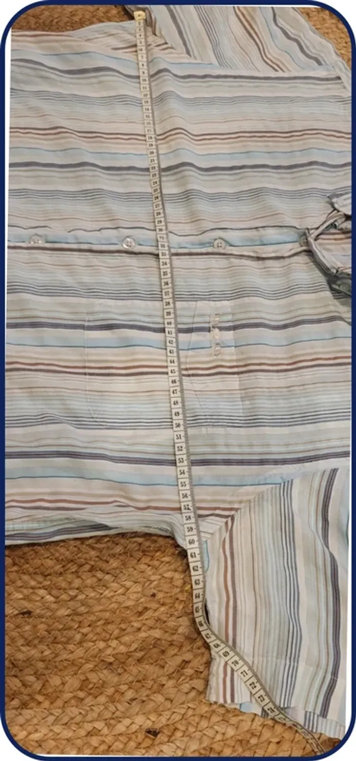 Chemise homme Mise au Green - Taille L
- Beige Clair - Rayures - Très bon état- Homme - photo numéro 10