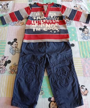 Ensemble garçon taille 6 mois