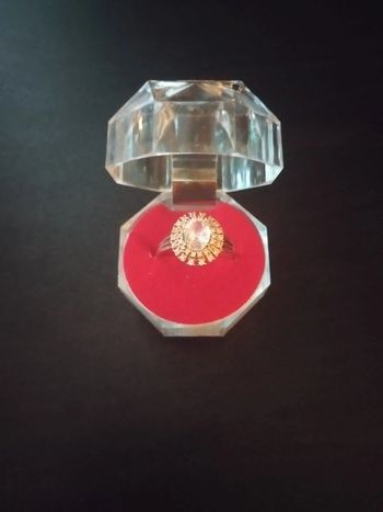 Bague vintage femme avec coffret cadeau