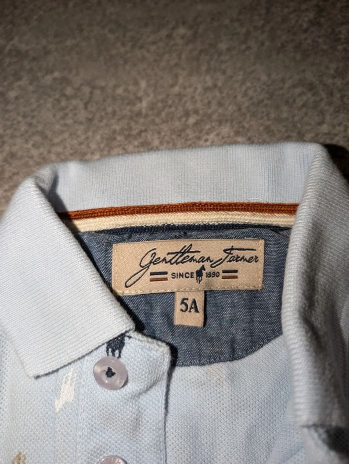 T-shirt polo à manches longues garçon 5 ans comme NEUF - photo numéro 2