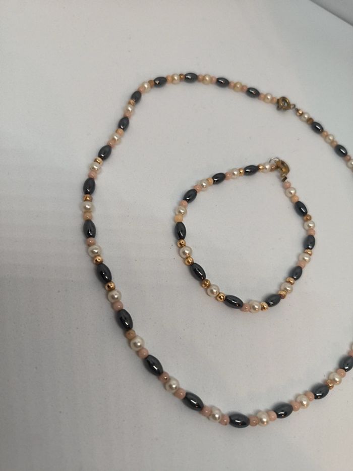 Parure collier/bracelet vintage - photo numéro 2