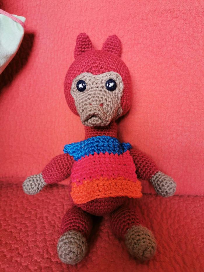 Lama en crochet