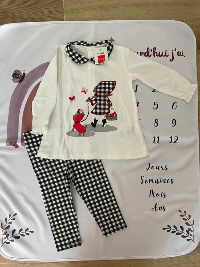 Ensemble bébé fille – Taille 18 mois – Marque Plus Collection