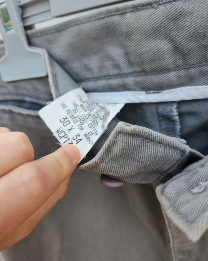 Pantalon coupe large Carhartt taille L gris - photo numéro 7