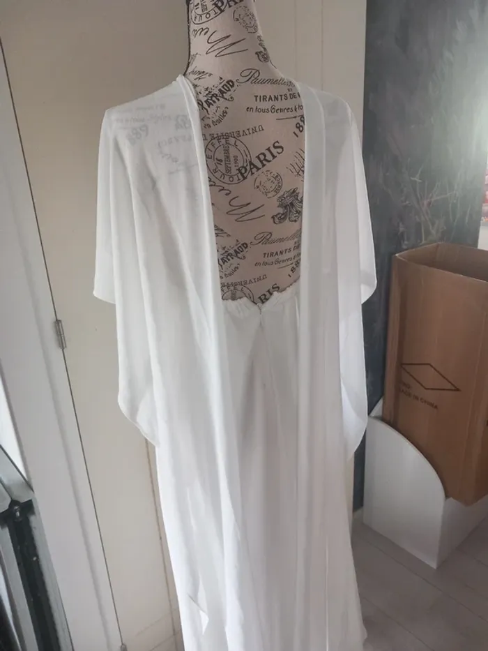 Robe longue blanche multiposition 36 - photo numéro 14