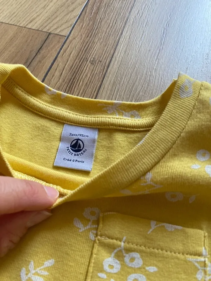 Robe fleur ete petit bateau jaune - photo numéro 4