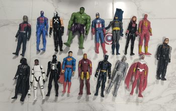 Lot Figurine Marvel, DC comics star wars