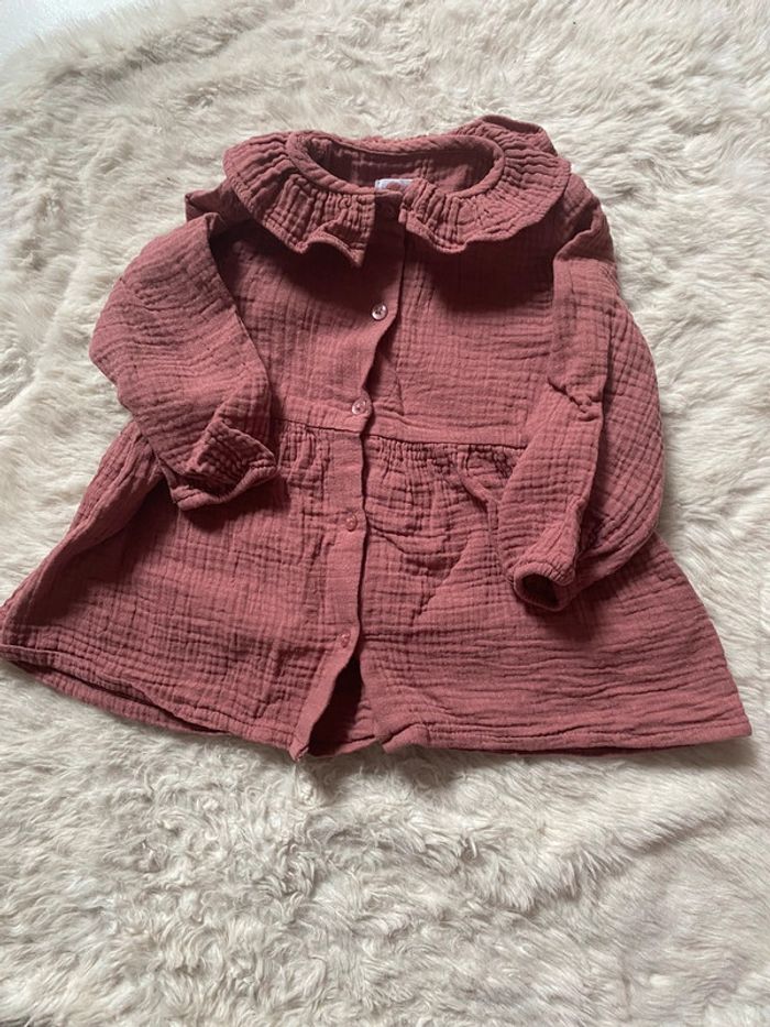 Robe bébé fille Verbaudet 12m ouverture devant