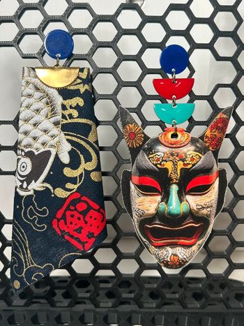 Boucles d’oreilles - Masque enchanté