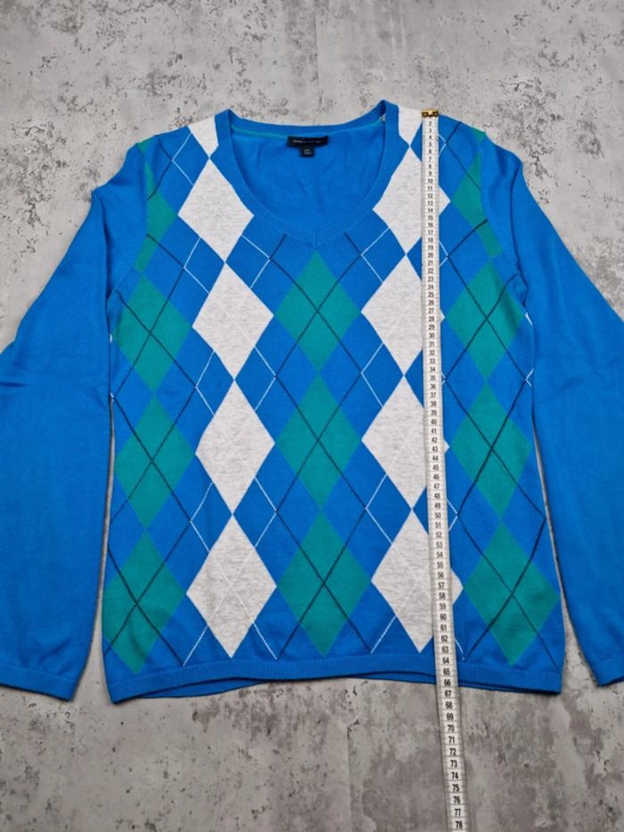 Pull col V à losanges Tommy Hilfiger L Femmes - photo numéro 10