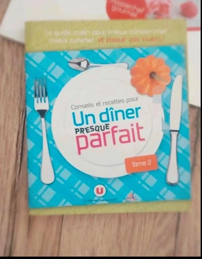 Lot 2 livres de cuisine Un dîner presque parfait - photo numéro 2