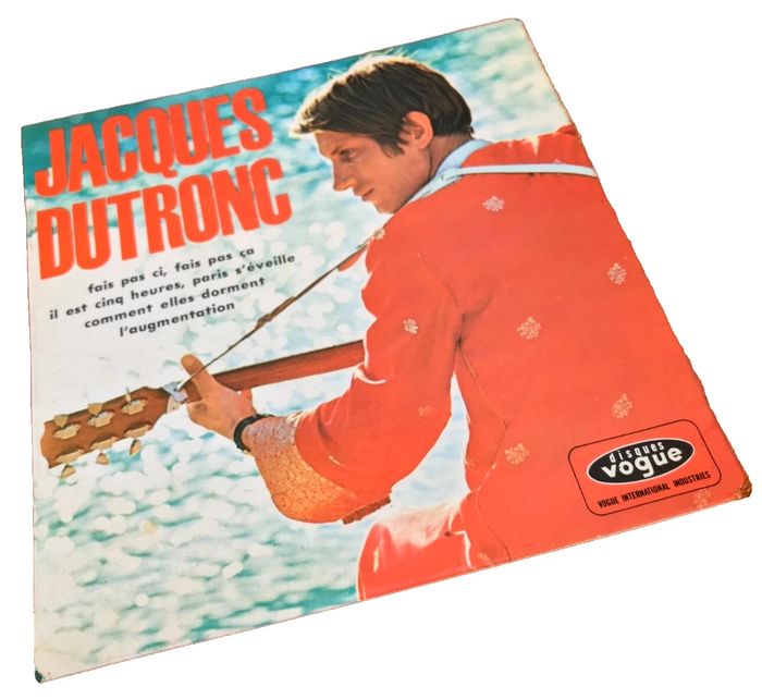 Vinyle 45 tours Jacques Dutronc Il est cinq heures, Paris d' éveille (1968) - photo numéro 7