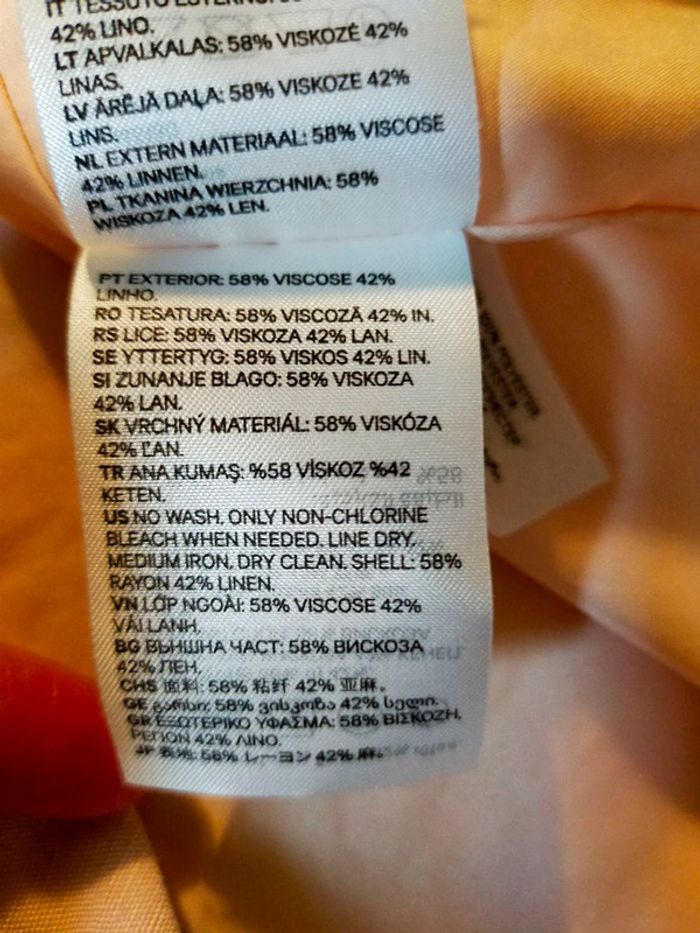 Veste blazer H&M – Taille M – Lin & Viscose - photo numéro 14
