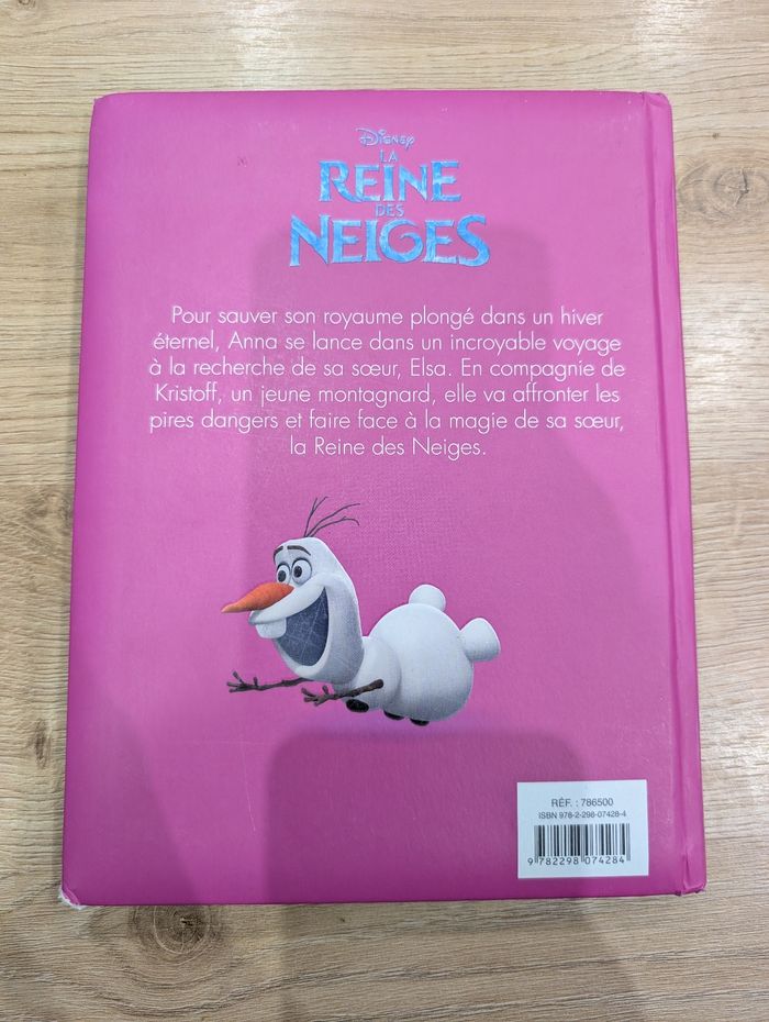 Livre la reine des neiges