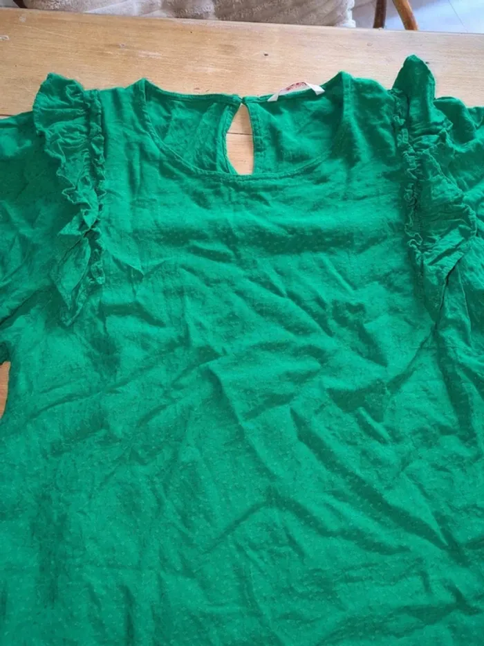 Blouse verte - photo numéro 3
