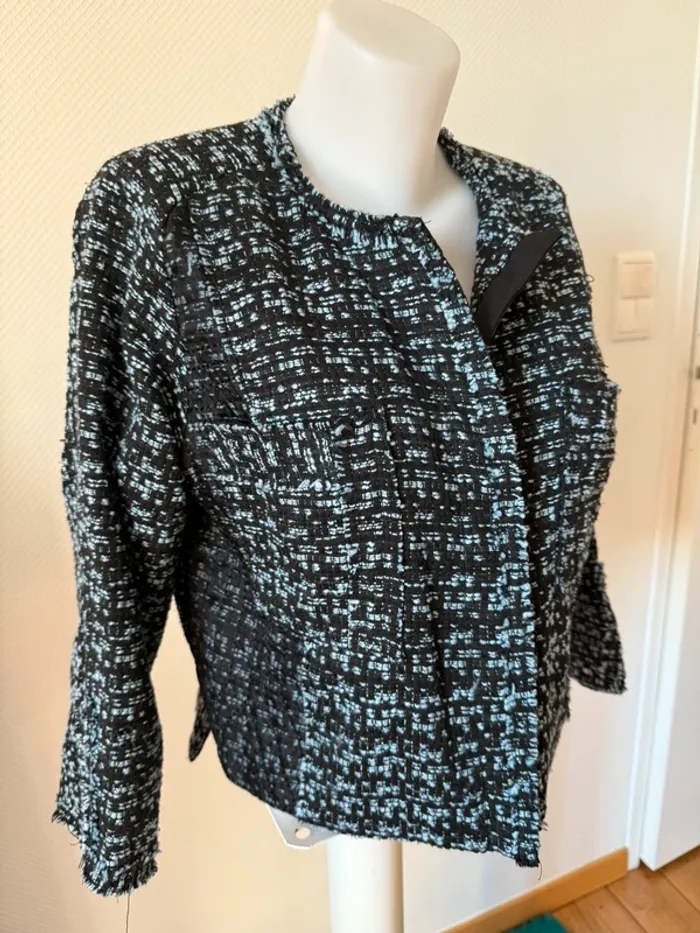 Veste effet tweed en très bon état taille 38/30 anany - photo numéro 2