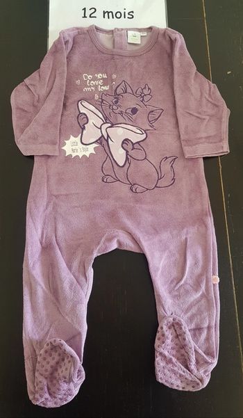 Pyjama Marie disney 12 mois