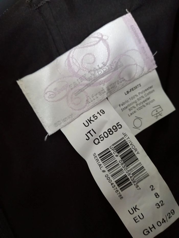 Robe de soirée, couleur noir, Disney, Taille 36 - photo numéro 7