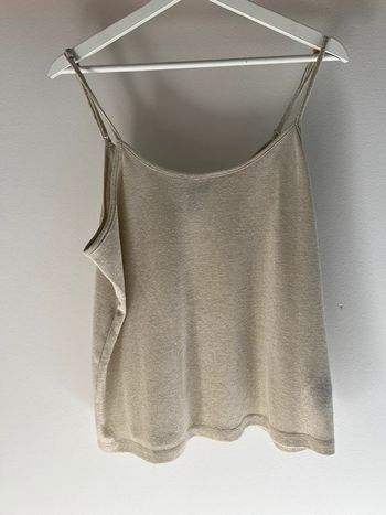 Débardeur Vero Moda beige/doré M
