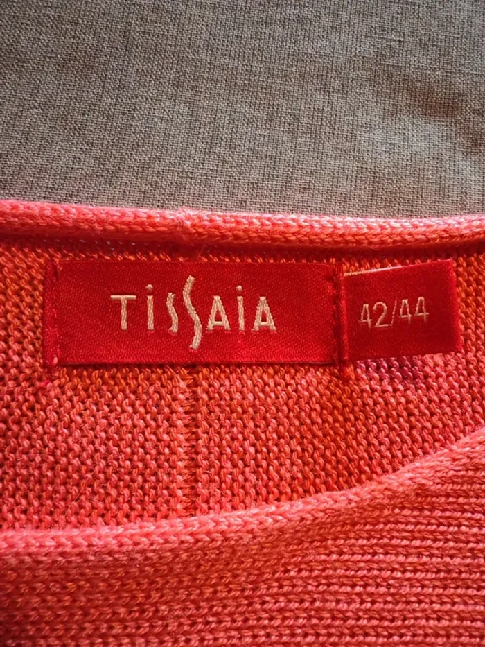 Pull Tissaia saumon - photo numéro 2