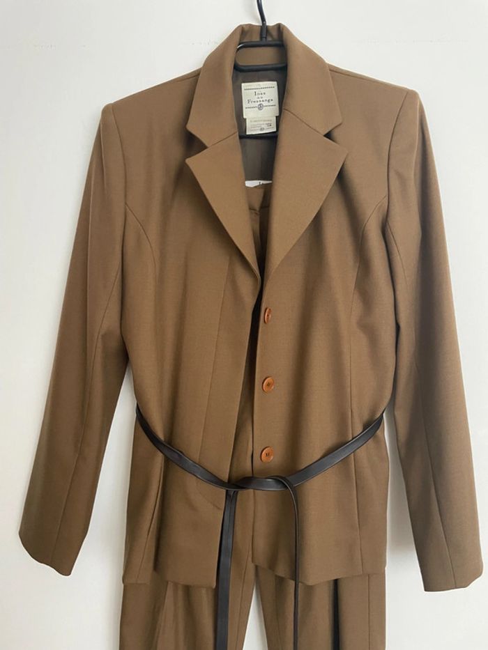 Ensemble costume marron Inès de la Fressange 38 - photo numéro 3