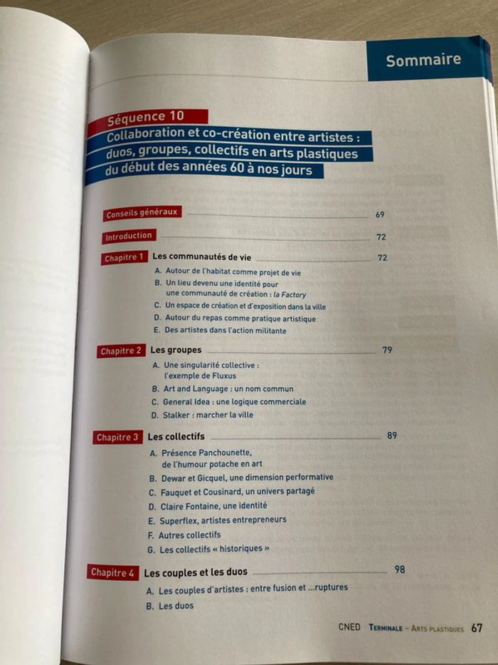 Fascicule CNED – Arts plastiques - 2 tomes - photo numéro 15