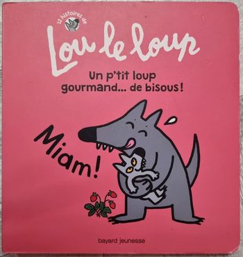 Livre cartonné lou le loup