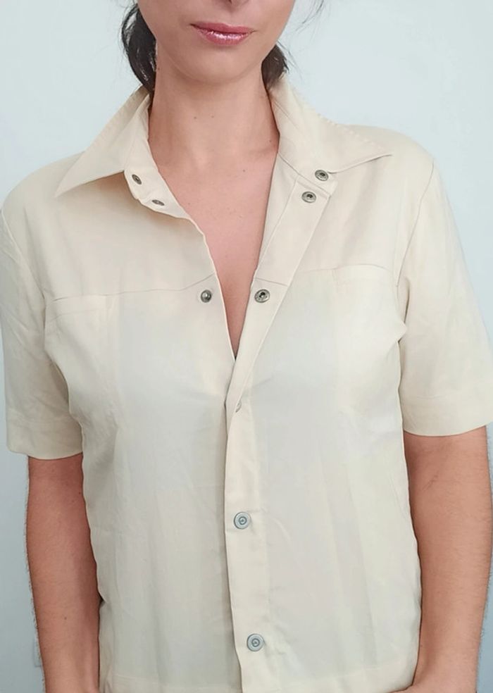 Chemise manche courte stretch neuve Esprit - photo numéro 8