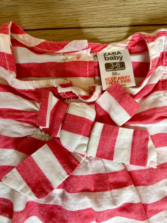 Robe lignée courtes manches - photo numéro 2