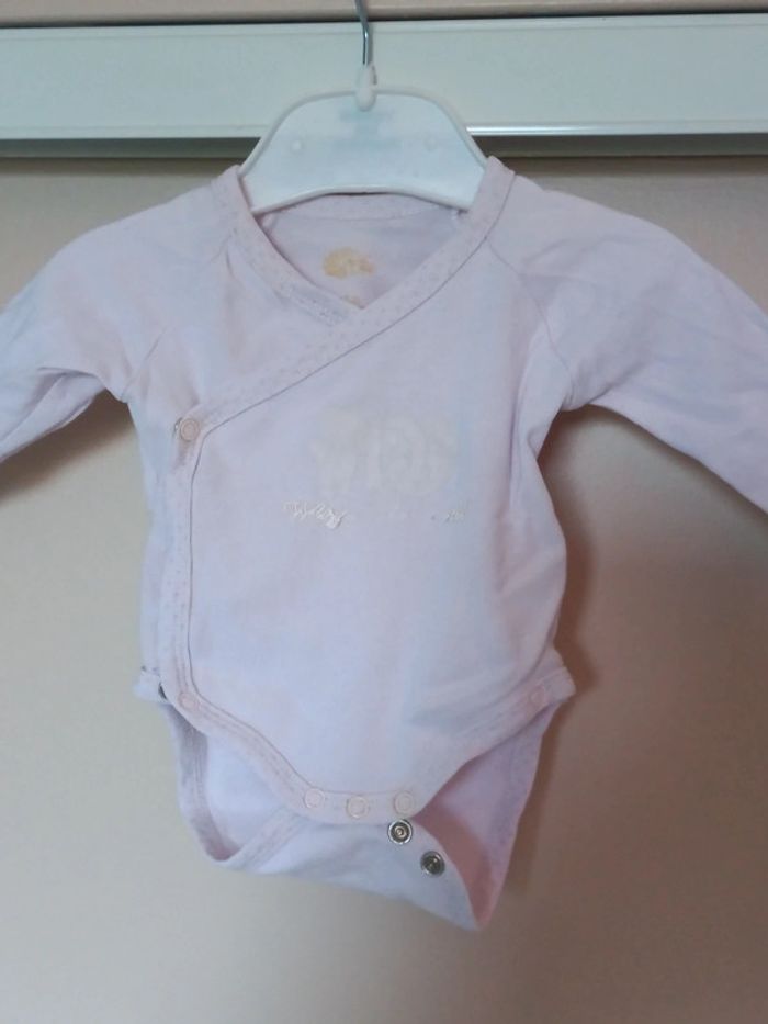 Lot 2 bodys roses manches longues - photo numéro 4