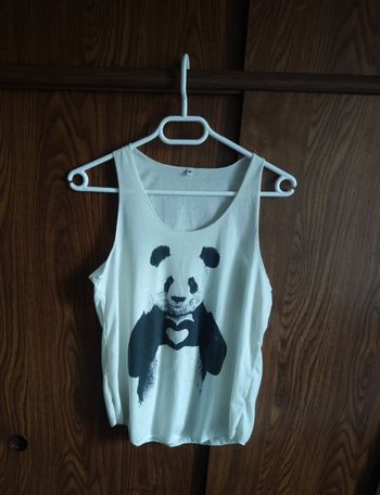 Débardeur blanc cassé taille M