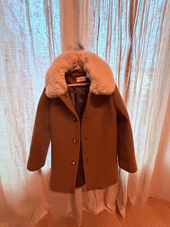 Manteau fille Monoprix – 8 ans – col fourrure - photo numéro 6