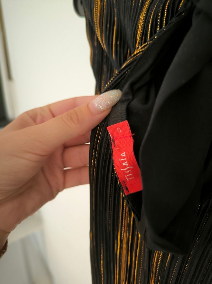 Haut à paillettes et flot taille S - photo numéro 5