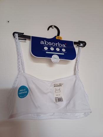 Brassière Absorba 12 ans Neuve