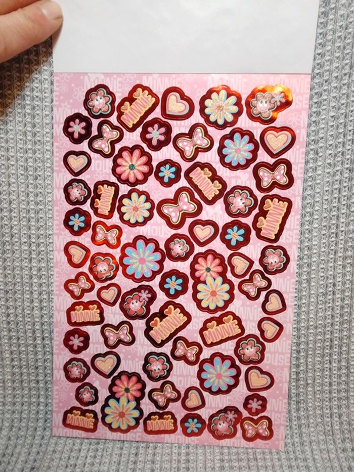 Stickers brillants pailletés "Minnie" - Disney Junior - photo numéro 5