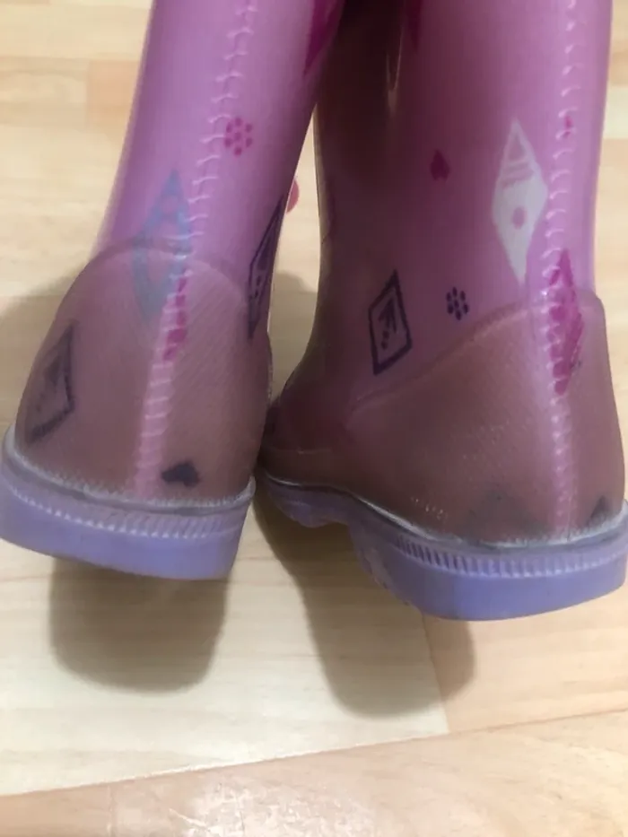 Lot de sandales et bottes de pluie fille 24-25 - photo numéro 6