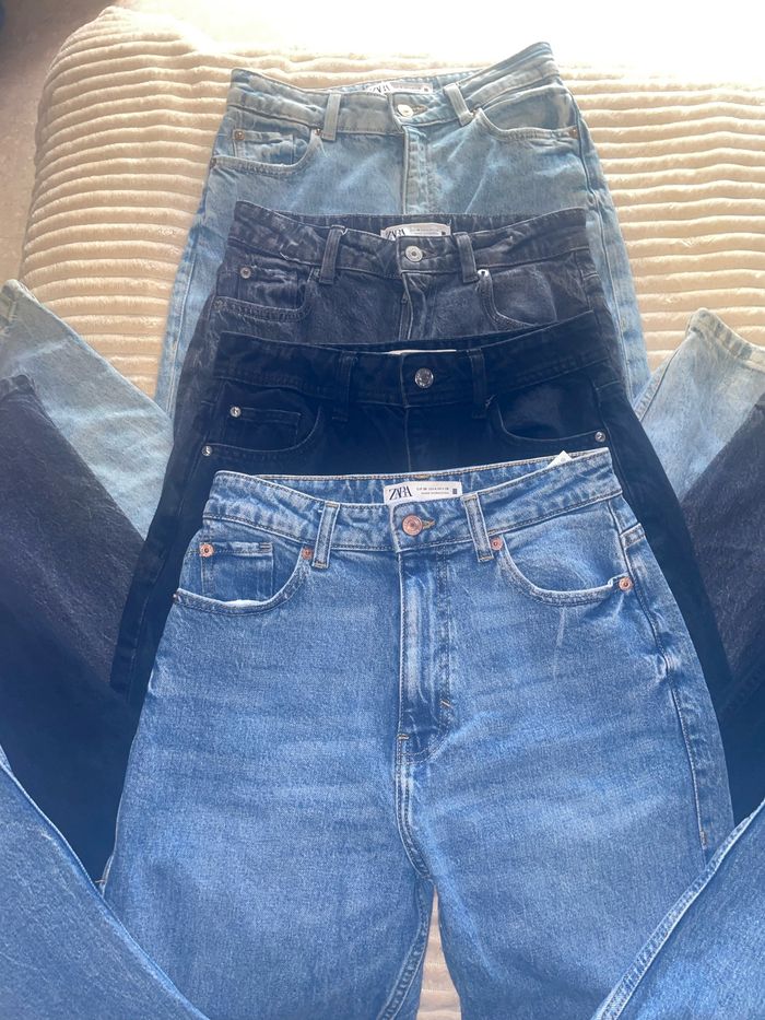 jean mom zara taille 36 - photo numéro 2