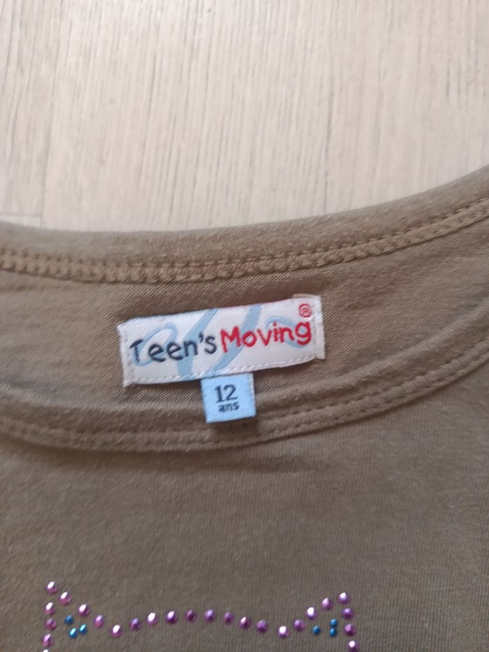 Tee-shirt manches longues marque teen's Moving taille 12 ans - photo numéro 3