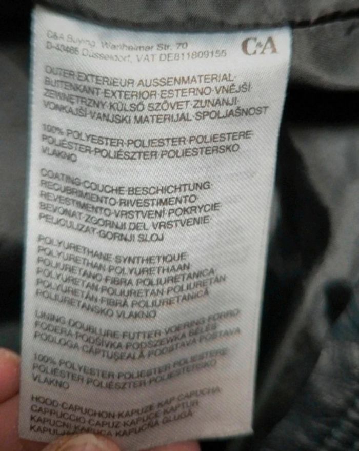Veste garçon simili cuir C&A 5 ans - photo numéro 4