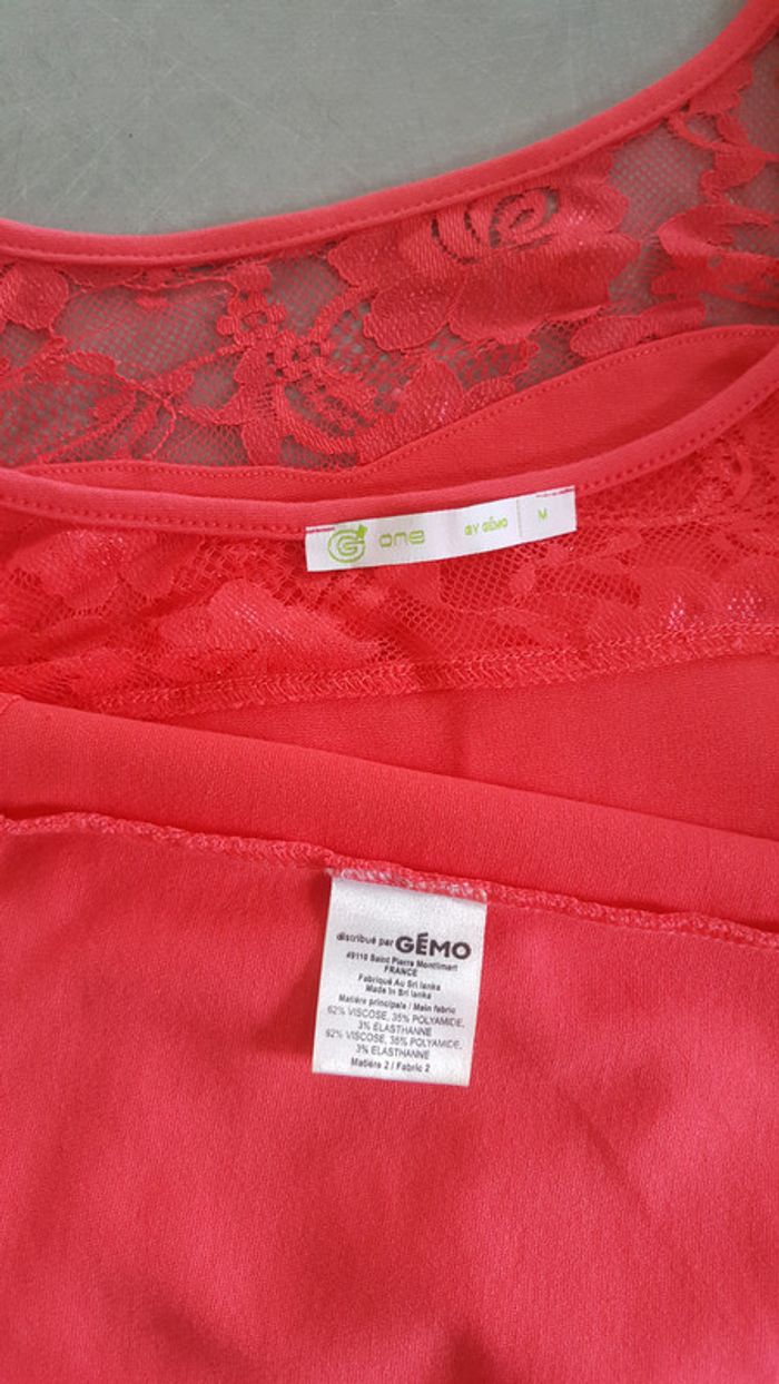 robe corail NEUVE taille 36 - photo numéro 4