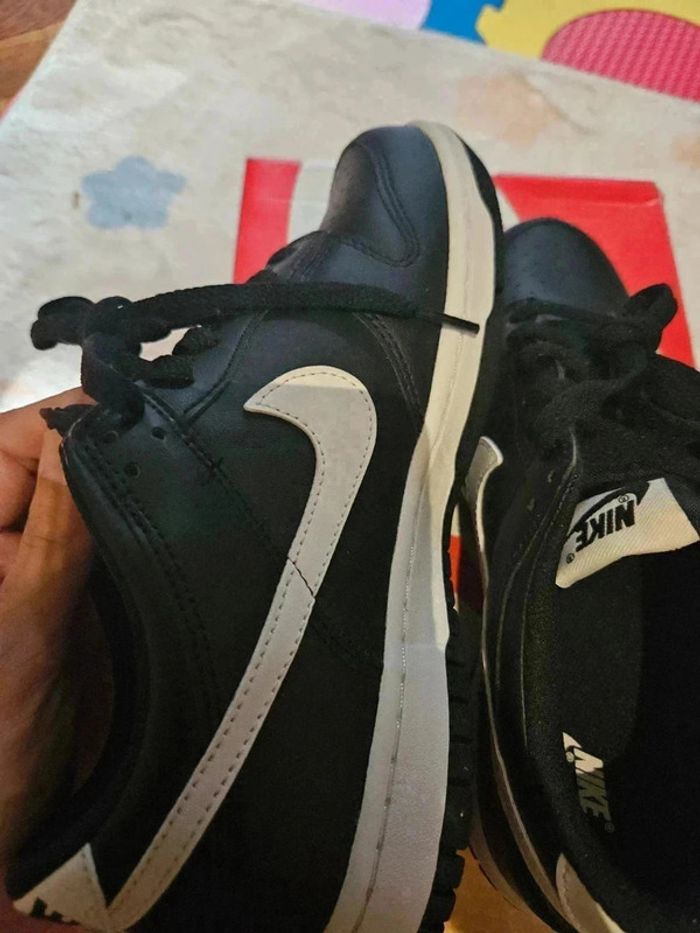Nike Dunk Low Black White Taille 40 - photo numéro 9
