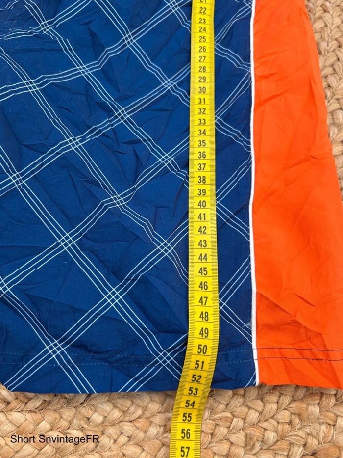 Short de Bain Genuin Marchandise Orange & Marine Homme Taille M | Très Bon État – SM974 - photo numéro 5