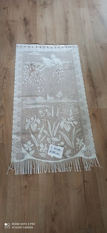 1 rideau imprime oiseau