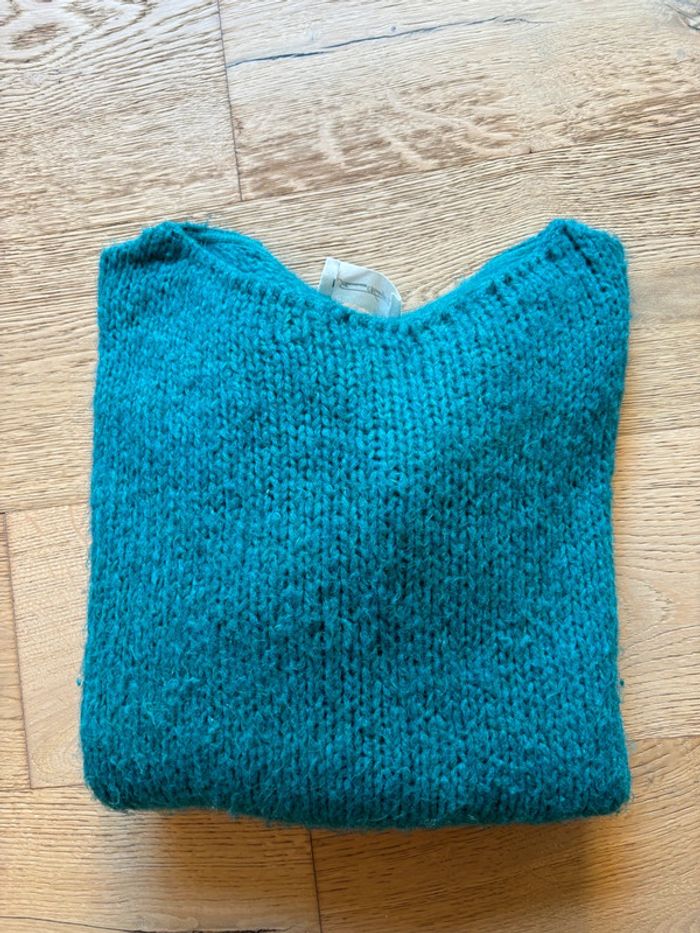 Pull émeraude
