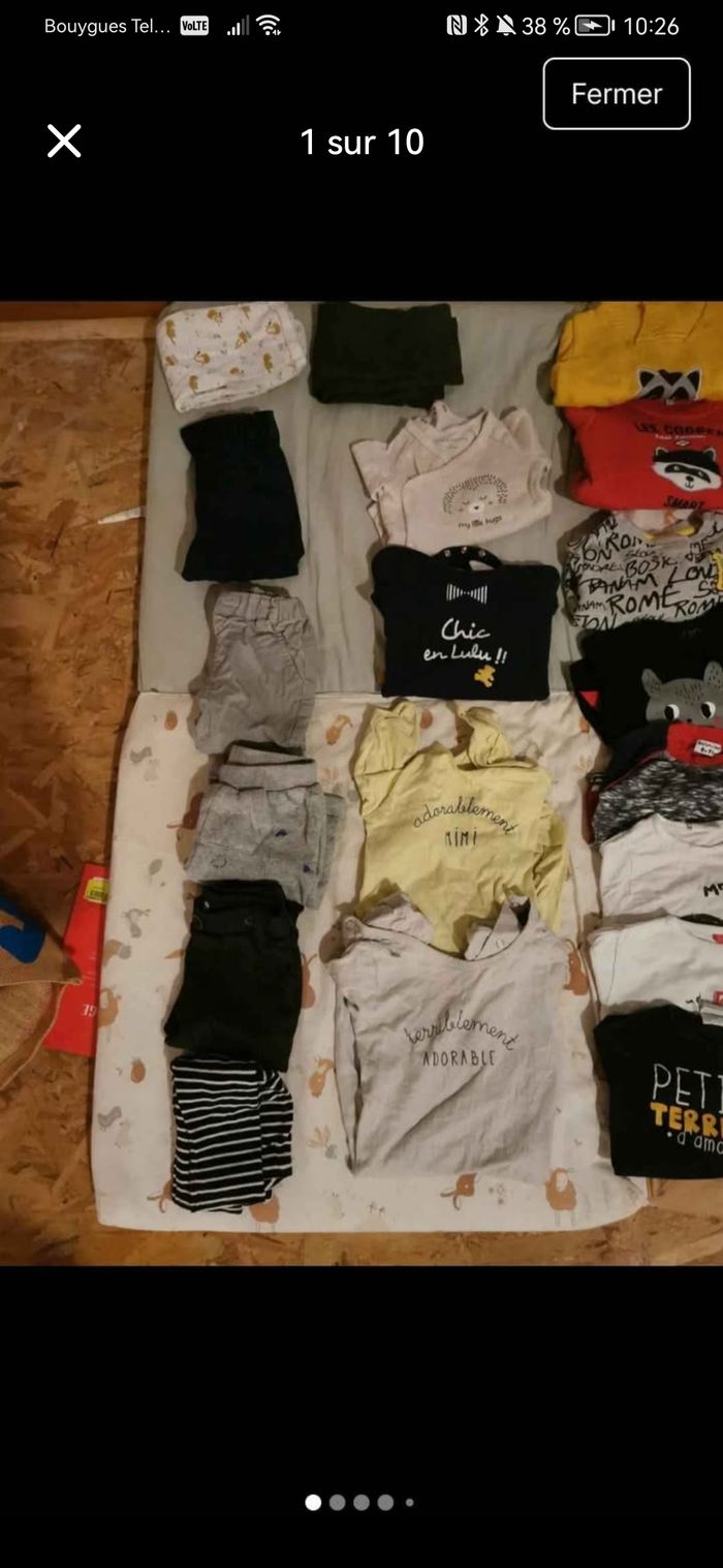 Lot vêtement taille 9 mois - photo numéro 9
