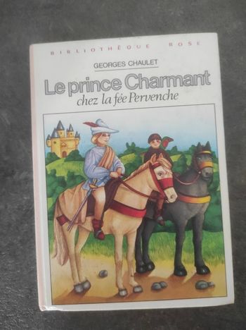 Le prince charmant chez la fée pervenche Georges Chaulet Bibliothèque Rose cartonnée 1979